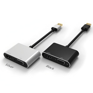<span class=keywords><strong>Adaptateur</strong></span> convertisseur vidéo HD USB 2.0 / 3.0 vers <span class=keywords><strong>HDMI</strong></span> <span class=keywords><strong>VGA</strong></span> 2 en 1, extension d'<span class=keywords><strong>écran</strong></span> <span class=keywords><strong>double</strong></span>, séparateur pour ordinateur portable, ordinateur de bureau - Product Image 4