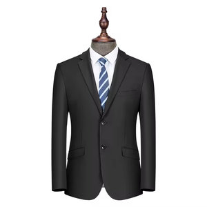 2025 Venta al por mayor Traje formal Premium de negocios ajustado para hombres Diseño de verano de alta calidad con opción de talla grande - Product Image 1