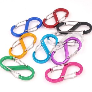 S Type Carabiner Buckle Hook Outdoor Loading Carabiner Stainless Steel Carabiners
