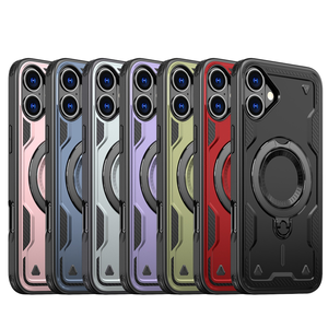 เคสโทรศัพท์มือถือแบบแม่เหล็กพร้อมขาตั้ง สำหรับ <span class=keywords><strong>iPhone</strong></span> <span class=keywords><strong>11</strong></span> 12 13 14 15 16 XS <span class=keywords><strong>Pro</strong></span> Max Plus หมุนได้ 360 องศา  บรรจุในถุง OPP - Product Image 2