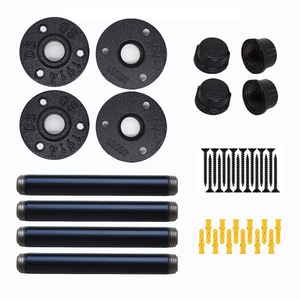 Industriële Retail Rekken Muur Haak Up Retro Metalen Zwarte Gietijzeren Pijp Plank Beugels Badkamer Haak Woondecoratie - Product Image 1