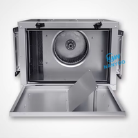 Ventilateur de cabinet en ligne à entraînement direct 220V, pales en plastique, centrifuge, filtration d'air, souffleur pour ventilation d'échappement d'hôtel, montage sur conduit