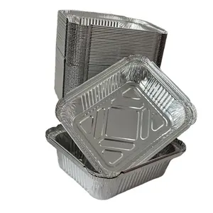 Conteneur alimentaire en aluminium Casseroles Conteneur pour machine d'emballage alimentaire