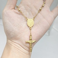 Bracelet de prière en acier inoxydable Vierge Marie pour les croyants catholiques, bijou de communion, cadeau spirituel
