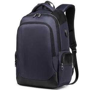 Large Capacity Men's Daily Life Backpack Usb Breathable Wearable Business Computer <b>Bag</b> Softback Letter Polyester <b>Travel</b> <b>Laptop</b> - Product Image 4