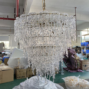 Lampadario di cristallo a LED di dimensioni su misura illuminazione lampadario di cristallo fatto a <span class=keywords><strong>mano</strong></span> contemporaneo illuminazione - Product Image 4