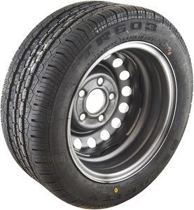Neumático y Llanta <span class=keywords><strong>para</strong></span> <span class=keywords><strong>Remolque</strong></span> de Acero al Carbono, Rin 84N, 500 kg, 100 mm PCD, 4 Pernos, 165/80 <span class=keywords><strong>R13</strong></span>, Certificado ISO9001, Nuevo - Product Image 2