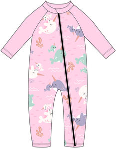 ชุดชายหาดชายหาดสำหรับเด็กผู้หญิงชุดว่ายน้ำแบบเต็มตัวพร้อมดีไซน์ทันสมัยสำหรับการผจญภัยที่ใช้งาน<span class=keywords><strong>ที่</strong></span>ชายหาดหรือสระว่ายน้ำ - Product Image 3