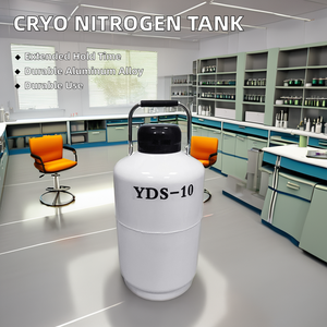Ganado de granja Ganado/Caballo/Oveja/Buffalo AI YDS 10-80 10 Litros 80mm Calibre Dewar para <span class=keywords><strong>esperma</strong></span> criogénico - Product Image 2