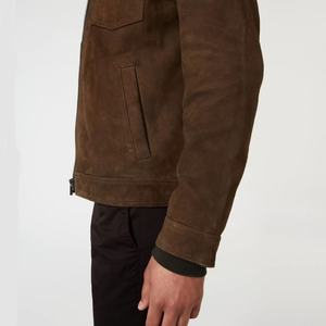 Vente flash, vestes bomber personnalisées pour moto, veste en cuir véritable, imperméable, logo personnalisé, veste en cuir pour homme - Product Image 3