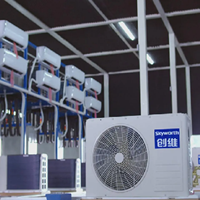 Systèmes de climatisation industriels à faible bruit Skyworth VRF VRV pour hôtels avec composants de base pompe et roulement