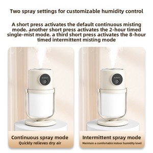 Nuovo Umidificatore Intelligente con Timer, Atomizzatore USB/Alimentazione Auto, Illuminazione Ambientale Silenziosa, Piccola Capacità - Product Image 2