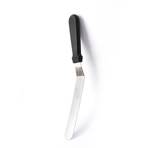 Wholesale custom plastic handle stainless steel kitchen diy baking angled cake icing spatulas - Product Image 4