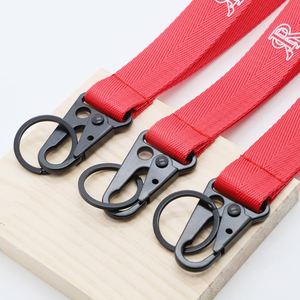 Custom Short Lanyards for Luxury Car Brands Wholesale Silk Screen Printed Nylon Keychain Lanyard with Carabiner - Product Image 3