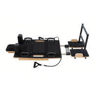 Machine de Pilates Reformer en Bois – Portable, Pliable, Compacte, pour Usage Domestique, Réglable, Écologique, Durable, Multifonctionnelle, avec Résistance