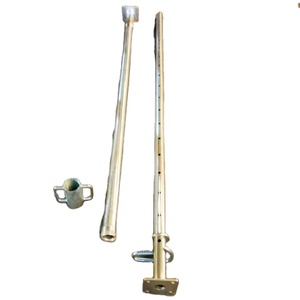 Viga de acero para encofrado galvanizado Soporte de trípode estable Postes de apuntalamiento de Andaimes de hormigón ajustables Accesorios de acero - Product Image 1