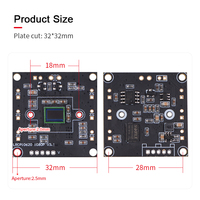 Módulo de Cámara Industrial USB 2.0 con Sensor CMOS de 1/2.7\", Montaje M12, 1080P OV2710 8mm 45 sin Distorsión, Full HD, UVC, Sin Controladores