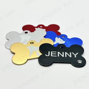 Placa de Identificación para Mascotas de Acero Inoxidable Cortada con Láser, Etiqueta Metálica Grabada - Product Image 3