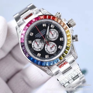 Reloj Laojia Rainbow Dido Gysophila Pearl de 40 mm, Acero Inoxidable, Mecánico Automático, Segundero, Comercio Exterior Transfronterizo, para Hombre - Product Image 2
