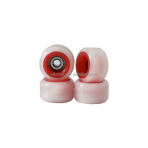 Ruedas de monopatín de alta velocidad con rodamientos ABEC-9, material POM, doble color, piezas duraderas para monopatín - Product Image 4