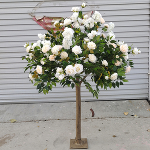 E Trong Nhà Bảng Trang Trí Nội Thất Đám Cưới Màu Hồng Hoa Cây Trang Trí Nhân Tạo Cây Hoa Hồng Giả Cây Hoa Cho Đám Cưới Trung Tâm - Product Image 3