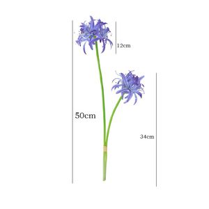 Fiori di Lavorazione Artigianale di Alta Qualità: 2 Tipi di Gigli Rossi Artificiali in Seta per Decorazioni Domestiche, Stanze Modello e Bouquet - Product Image 4