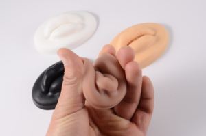 <span class=keywords><strong>Piercing</strong></span> de silicona suave ovalado para labios, joyería corporal práctica, modelo de <span class=keywords><strong>boca</strong></span> de silicona para joyería, tatuaje, herramienta de enseñanza de punción - Product Image 6