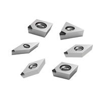 CUFFNOD PCD Inserts Threading Grooving Parting Milling Tools Polycrystalline Diamond Lathe Inserts for Aluminum Alloy Machining