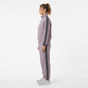 Conjunto Deportivo Morado para Hombre, Chaqueta con Capucha y Cremallera de Manga Larga, Color Sólido, Impermeable, Transpirable, Cortavientos Ligero 2 en 1 - Product Image 3