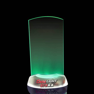 Thiết kế đặc biệt Acrylic rượu vang tinh thần Laser khắc logo sơn màu LED <span class=keywords><strong>menu</strong></span> bao gồm chủ bảng lều - Product Image 1