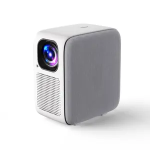 Crcr32 multimedya ev sineması projektörü taşınabilir Led cep telefonu akıllı 4K projektör Mini Full HD 1080P projektör için hediye