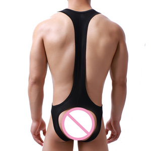 Scarletsin N-24 Ropa interior para hombre, diseño liso, malla fina, transpirable, deportiva, cálida, fina, <span class=keywords><strong>de</strong></span> una sola capa, moldeadora del cuerpo - Product Image 4