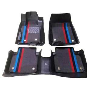 Set di 3 Tappetini Sportivi di Lusso Antiscivolo in TPE, Impermeabili per Bagagliaio Anteriore e Pavimento, Personalizzati 3D di Stile per <span class=keywords><strong>Yaris</strong></span> e Rav4 - Product Image 1