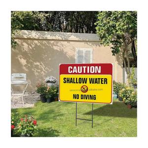 Panneaux de signalisation Sinocoroplast 24'' x 18'' double face pour maisons à vendre, flèches directionnelles immobilières, piquets de signalisation de jardin en PP découpé - Product Image 2