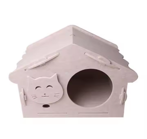 Casa para gatos de fieltro ecológica directa de fábrica, fácil de montar, duradera y cálida, divertida - Product Image 4