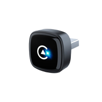 AuraStarPlay Dongle CarPlay sans fil – Adaptateur filaire vers sans fil sans latence pour iOS et Android – Connexion automatique stable – Mini intelligent