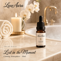 LuxeAura Ätherisches Öl 10ML Bernsteinfarbene Glasflasche Aromatherapie Reiner Natürlicher Duft OEM ODM Private Label Lieferung