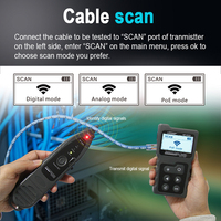 Mini Probador de Cables LAN STP UTP Portátil NF-8209, Localizador de Fallas y Cables con NCV