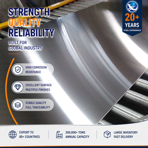 แผ่นเหล็กสแตนเลส Mill Source มาตรฐาน ASTM รุ่น 304 430 ขัดเงาแบบเพชร หนา 0.5 มม. ยาว 2000 มม. มาตรฐาน EN 10088 - Product Image 1