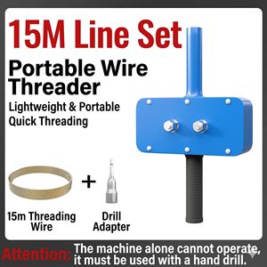 Nuevo Dispositivo Semiautomático para Enhebrar Cables, Enhebrador de Alambres para Electricistas, Herramienta para Enhebrar Tuberías Ocultas - Product Image 2