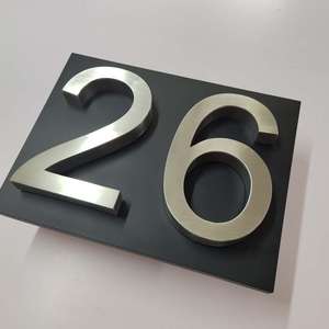 Lettera di metallo e numeri da <span class=keywords><strong>1</strong></span> a 10 Font personalizzato Home Room - Product Image 2
