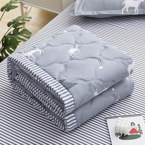 Coperta Trapuntata Estiva Fantasia Scozzese <span class=keywords><strong>Copriletto</strong></span> <span class=keywords><strong>Trapuntato</strong></span> per Letto <span class=keywords><strong>Singolo</strong></span> Matrimoniale Queen King Size Piumino Sottile per Aria Condizionata Biancheria da Letto - Product Image 2