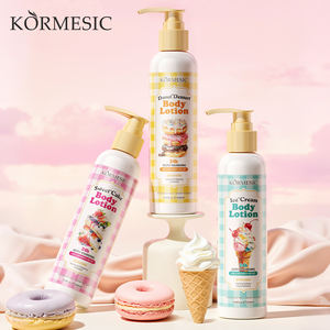 Lotion corporelle nourrissante en profondeur, réparatrice 24h, douce et lisse, pour desserts, gâteaux, beignets, glaces, marque privée personnalisée KORMESIC 200ml - Product Image 1