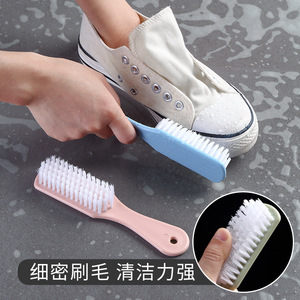 <b>Shoe</b> Brush Set 3Pcs <b>Soft</b> Plastic Bristles For Cleaning And Stain Removal Home Use - Product Image 3