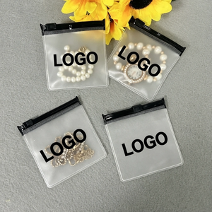 Custom PVC frosted zipper jewelry <b>bags</b>, jewelry <b>packaging</b> <b>bags</b>, waterproof and portable - Product Image 5