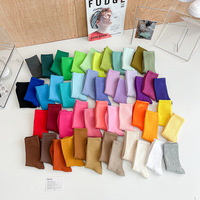 Chaussettes de sport tendance pour femmes, couleurs vives, style décontracté, vente en gros