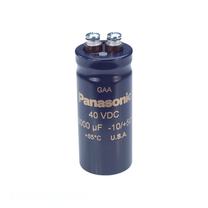 Condensateur de montage sur châssis à vis Channel EEG-A1G602CGE 6000 uF CAP ALUM 6000UF 20% 40V - Product Image 1