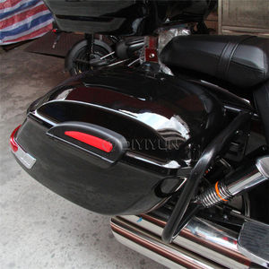 Sac de selle imperméable en ABS pour moto, <span class=keywords><strong>sacoche</strong></span> pour motocycle yamaha boulon XVS 950 kawasaki Triumph bonnille - Product Image 5
