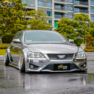 ชุดแต่งรอบคัน Toyota Ruizhi Mark X ปี 2006-2007 อัพเกรดเป็นรุ่นปี 2014 ชุดกันชนหน้าพร้อมกระจังหน้า ชุดแต่งรถยนต์คุณภาพพรีเมียม วัสดุ PP - Product Image 3