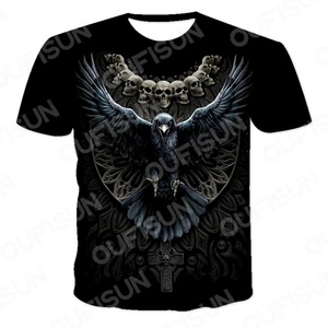 Camiseta Personalizada con Cuello Redondo, Tela de Poliéster/Algodón, Color Personalizado, Antiarrugas, Transpirable, para Estilo Urbano y Moda Callejera - Product Image 5